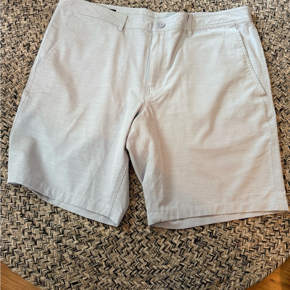 Nordstrom blue Flat Front Shorts Lightweight Classic
